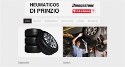 Desktop Screenshot of neumaticosdiprinzio.com
