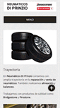 Mobile Screenshot of neumaticosdiprinzio.com